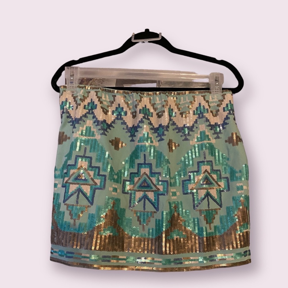 English Rose sequined skirt. Medium